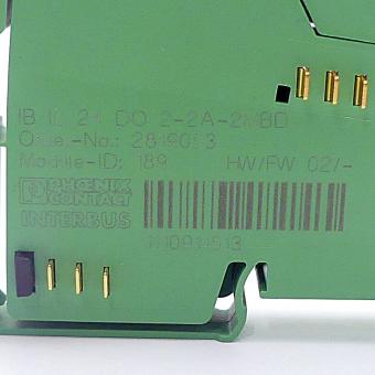 Inline-Klemme IB IL 24 DO 2-2A-2MBD Gebraucht