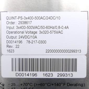 Power supply QUINT-PS-3x400-500AC/24DC/10 