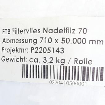 FTB-Rollbanfilter Nadelfilz 70 