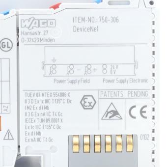Fieldbus coupler DeviceNet 