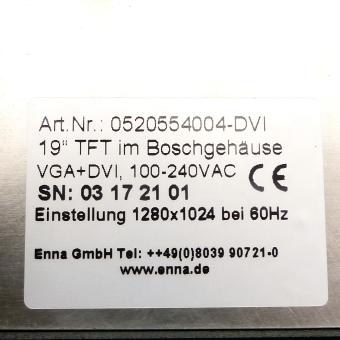 19" TFT Bildschirm im Gehäuse 