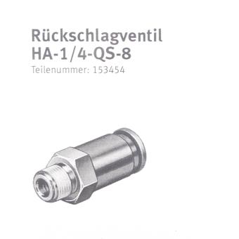 Rückschlagventil HA-1/4-QS-8 