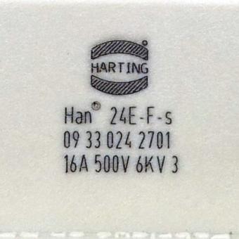 Buchseneinsatz Han 24E 