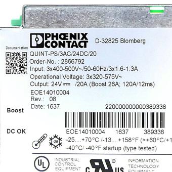 Power supply unit QUINT-PS/3AC/24DC/20  