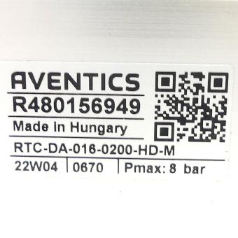 Rodless cylinder RTC-DA-016-0200-HD-M 