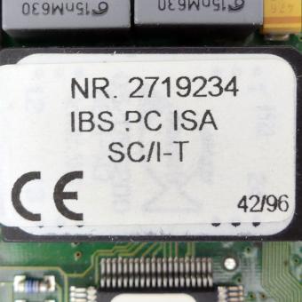 Interbus Circuit board 2719234 IBS PC ISA SC/I-T 
