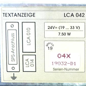 Textanzeige 