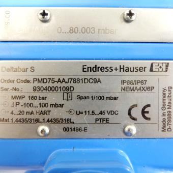 Differential pressure transmitter 
