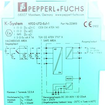 Universal Temperature Converter KFD2-UT2-Ex1-1 