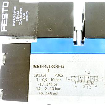 Magnetic valve JMN2H-5/2-02-S-ZS 