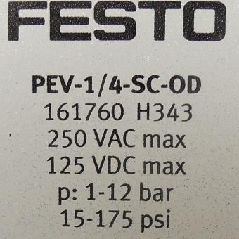Druckschalter PEV-1/4-SC-OD 