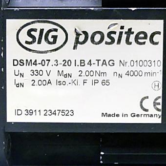 Servo motor DSM4-07.3-20I.B4-TAG 