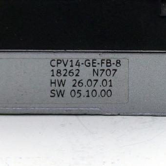 Plate for valve island CPV14-GE-FB-8 