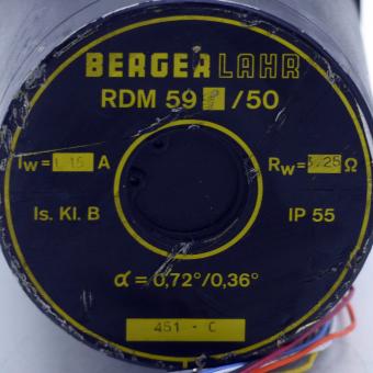 5-phase step motor with brake RDM599/50A 