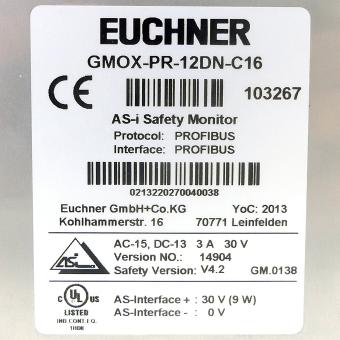 AS-i Safety monitor GMOX-PR-12DN-C16 