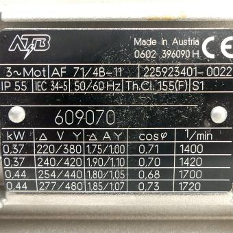 Drehstrommotor AF 71/4B-11 