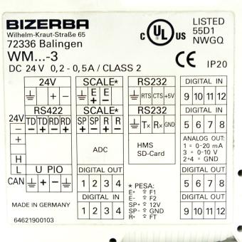 Weighing module 