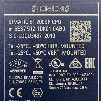 SIMATIC DP central processing unit with work memory 