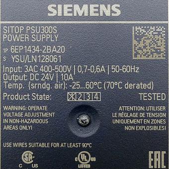 SITOP PSU300S 24 V/10 A stabilized power supply 