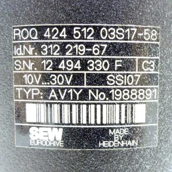 Rotary encoder ROQ 424 512 03S17-58 