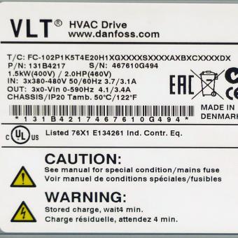 Frequency Converter FC 102 131B4217 