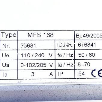 Frequency converter MFS 168 
