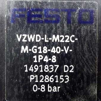 Air solenoid valve VZWD-L-M22C-M-G18-40-V-1P4-8 