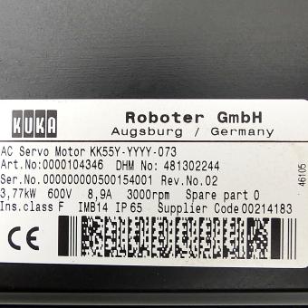 AC Servo Motor KK55Y-YYYY-073 