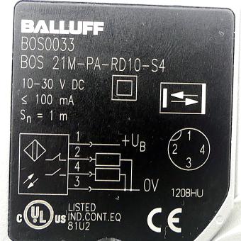 Diffuse sensors BOS 21M-PA-RD10-S4 