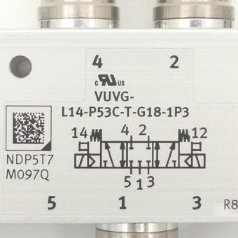 Solenoid valve VUVG-L14-P53C-T-G18-1P3 
