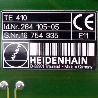 Control Panel / Keyboard Unit TE 410 