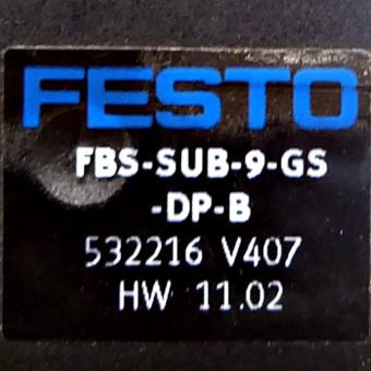 PLug FBS-SUB-9-GS-DP-B 