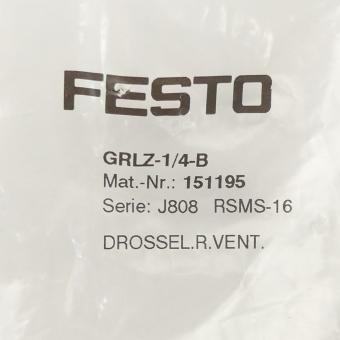 Drossel-Rückschlagventil GRLZ-1/4-B 