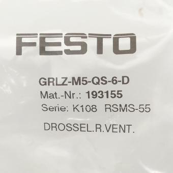 Drossel-Rückschlagventil GRLZ-M5-QS-6-D 