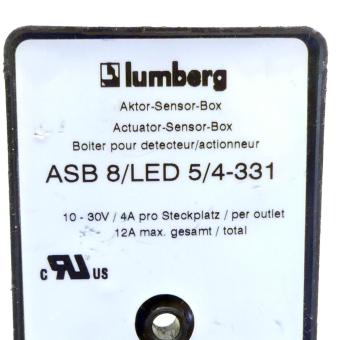 Actuator-Sensor-Box ASB 8/LED 5/4-331 