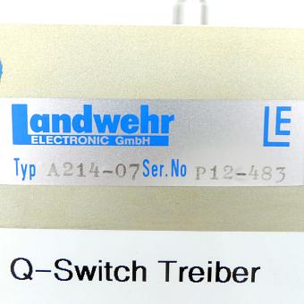 Q-switch Treiber A214-07 