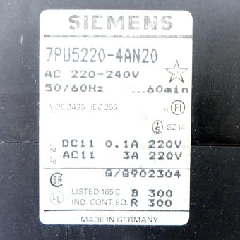 Timing relay 7PU52 20-4AN20 
