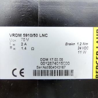 5-Phasen Schrittmotor mit Bremse VRDM5910LNC 2,0A BR 