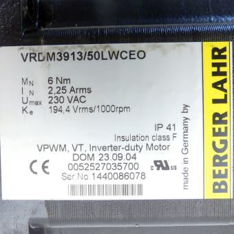 3-Phasen Schrittmotor mit Encoder VRDM3913/50LWCEO 