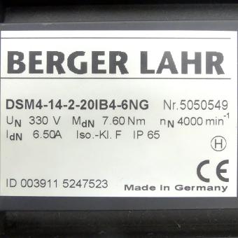 AC servo motor DSM4-14-2-20IB4-6NG-330V-NTC 