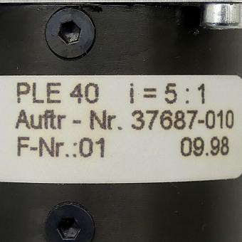 Planetary gear box PLE40 i=5 