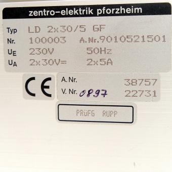 Labor-Doppel-Netzgerät LD 2x30/5 GF 