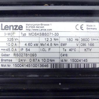 Servo motor MDSKSBS071-33 Used