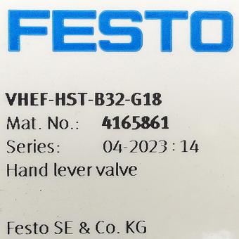 Handhebelventil VHEF-HST-B32-G18 