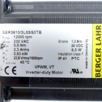 AC-Servomotor mit Bremse SER3610/3L5SS0TB Gebraucht