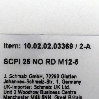 Kompaktejektor mit voll integrierter Funktionalität SCPi 25 NO RD M12-5 