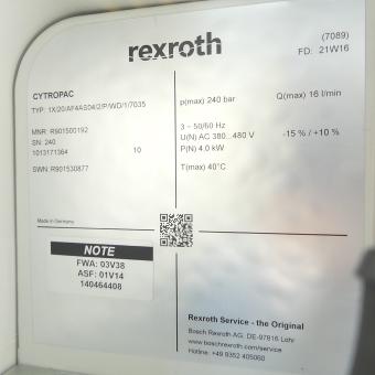 CytroPac 1X/20/AF4AS04/2/P/WD/1/7035 