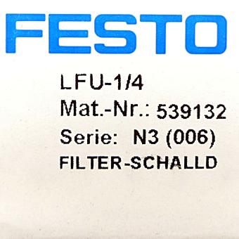 Filter-Schalldämpfer LFU-1/4 