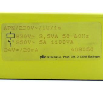 Safety relay APN/230V~/1U/1s 