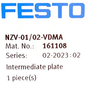 Zwischenplatte NZV-01/02-VDMA 